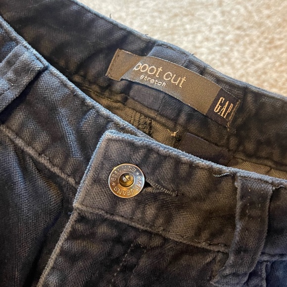 Gap Blue Velvet Vintage Boot Cut Stretch Jeans Size 1 - Picture 12 of 13